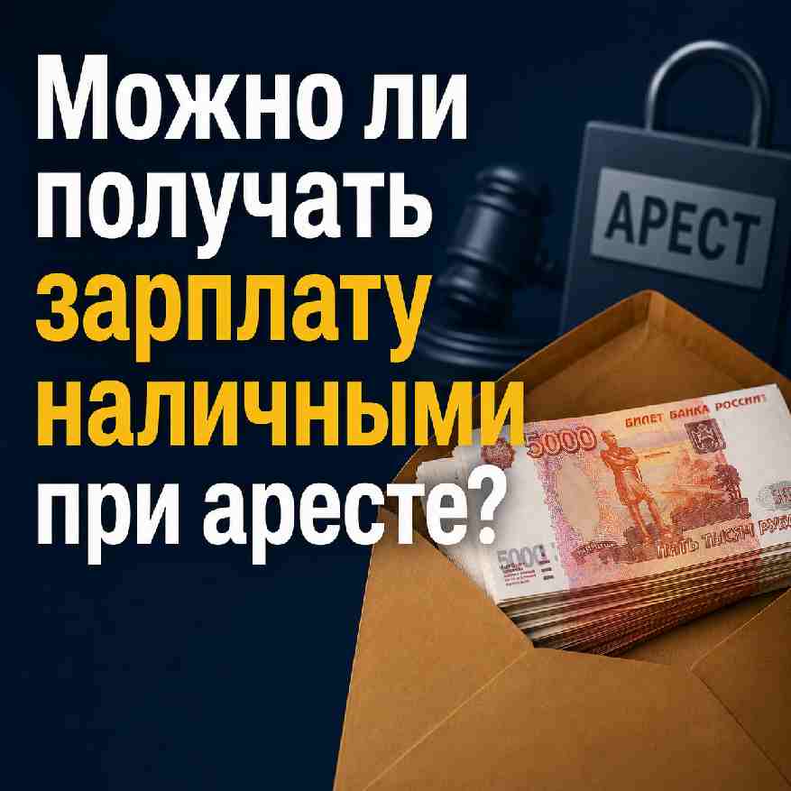 Можно ли получать зарплату наличными если карта арестована приставами