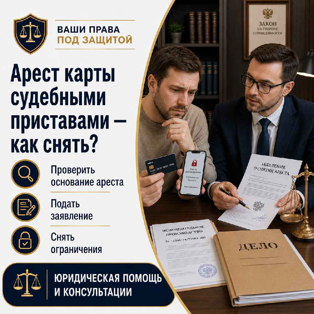 Арест карты судебными приставами