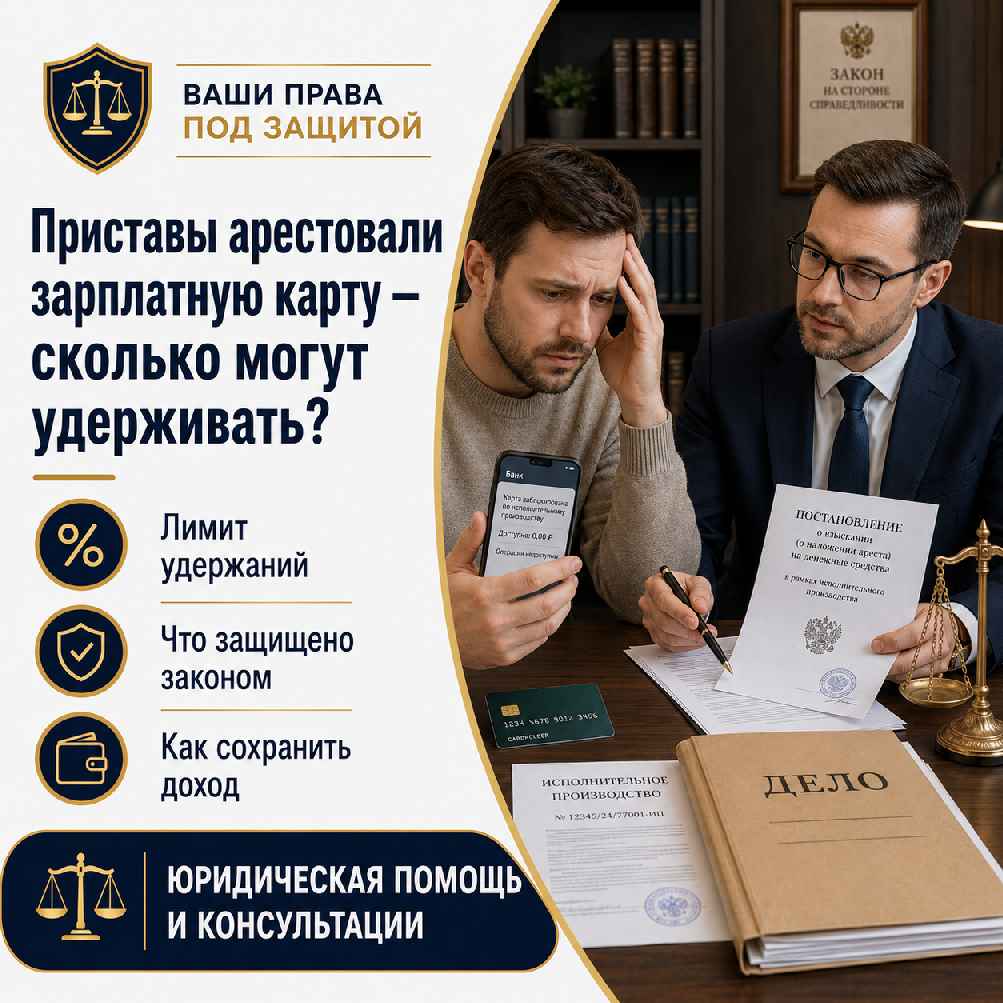 Приставы арестовали зарплатную карту