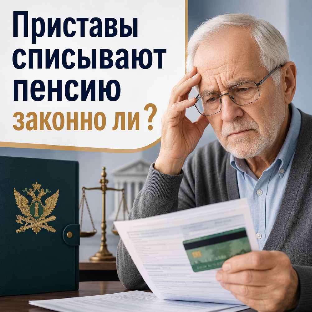 Приставы списывают пенсию — законно ли?