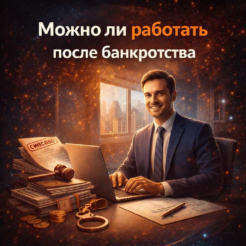 можно ли работать после банкротства и получать зарплату без ограничений