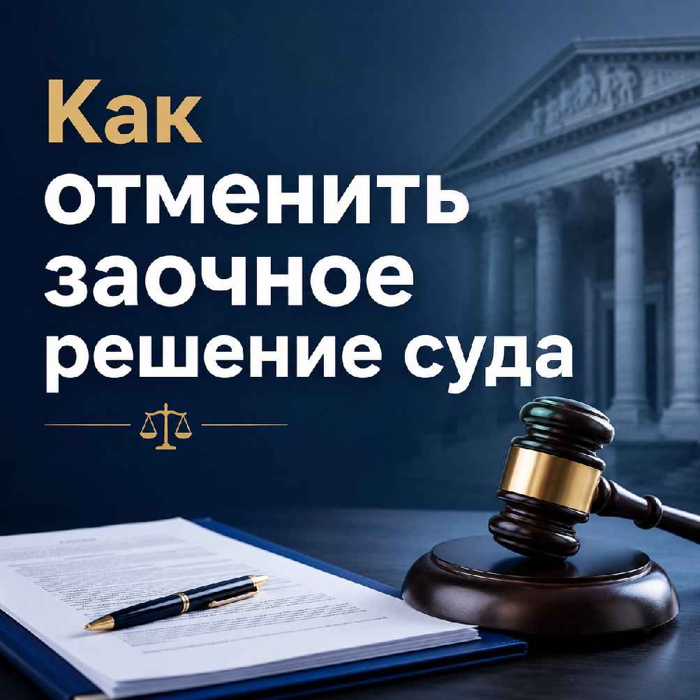Как отменить заочное решение суда — документы, суд и молоток судьи